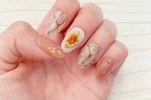 Foto di nail art sulle unghie